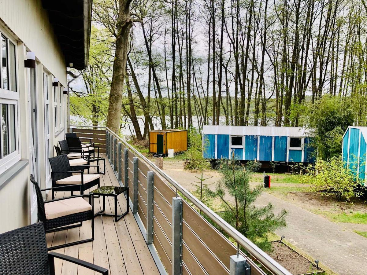Waldschenke Stendenitz Übernachten im Wald am See Neuruppin Exterior foto